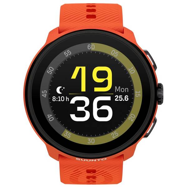 Chytré hodinky Suunto Run se silikonovým páskem oranžové

