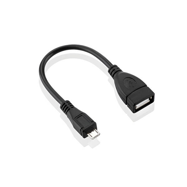Kabel GoGEN USB/micro USB, OTG černý

