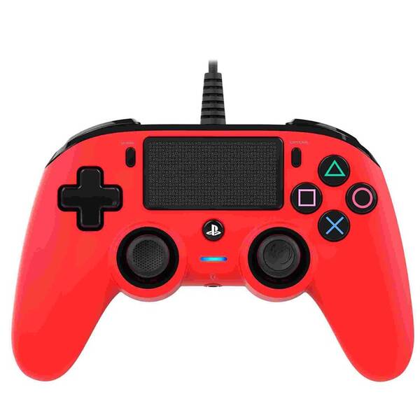 Gamepad Nacon Wired Compact Controller pro PS4 červený

