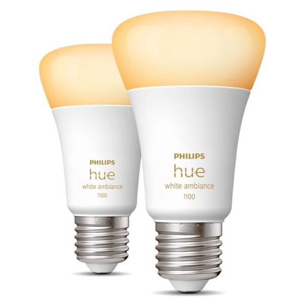 Chytrá žárovka Philips Bluetooth, 8W, E27, White Ambiance, 2ks 

