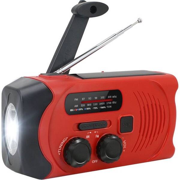 Radiopřijímač Denver SCR-2000 červený

