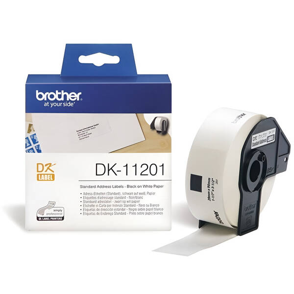 Papírový štítek Brother 400ks, 29 x 90 mm 

