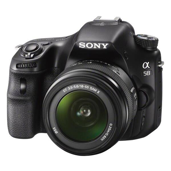 Digitální fotoaparát Sony SLTA58K + 18-55 mm černý

