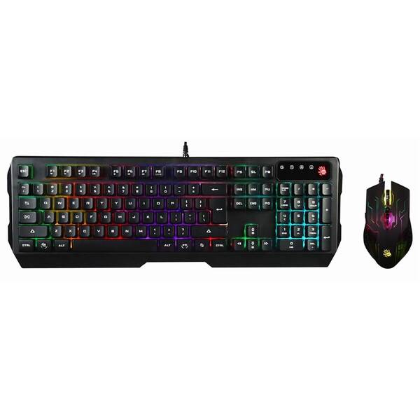 Klávesnice s myší A4Tech Q1300, CZ černá

