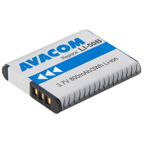 Baterie Avacom Olympus Li-Ion 3,7V 800mAh 


