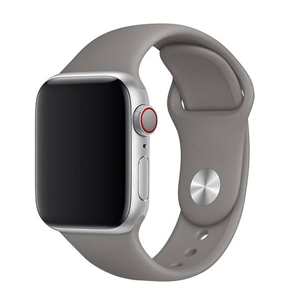 Řemínek FIXED Silicone Strap na Apple Watch 42/44/45/49 mm - tmavě šedý 


