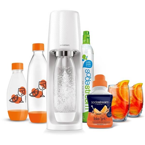 Výrobník sodové vody SodaStream Spirit White ITALIAN SPRITZ bílý

