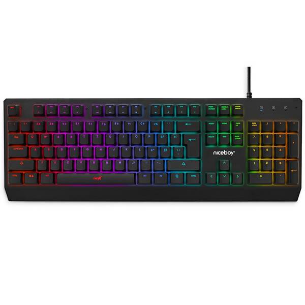 Klávesnice Niceboy ORYX K610 Chameleon černá

