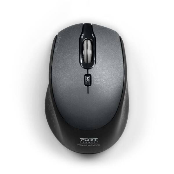 Myš PORT CONNECT Silent USB-A/USB-C černá

