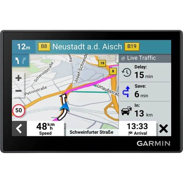 Navigační systém GPS Garmin Drive 53 Live Traffic USB-C černý


