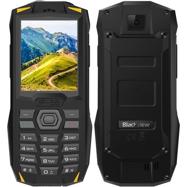 Mobilní telefon iGET GBV1000 Dual SIM černý/žlutý

