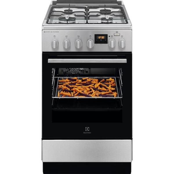Kombinovaný sporák Electrolux LKK564201X nerez

