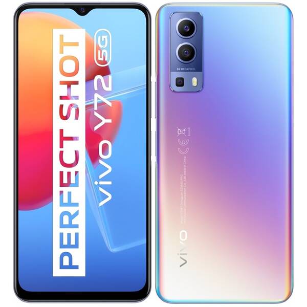 Mobilní telefon vivo Y72 5G 8 GB / 128 GB - Dream Glow 

