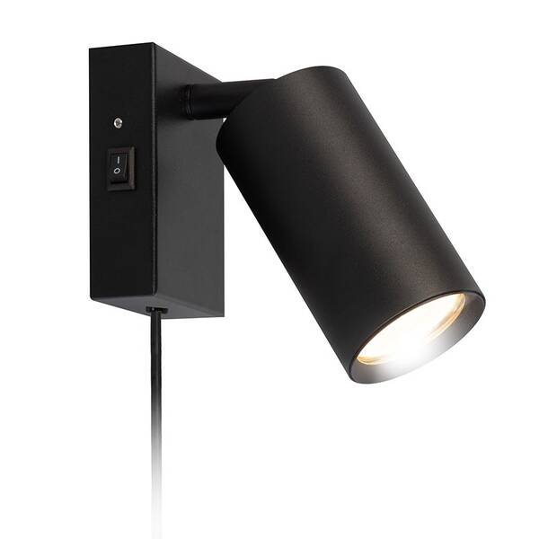 Nástěnné svítidlo Solight CELE, 1x GU10 černé

