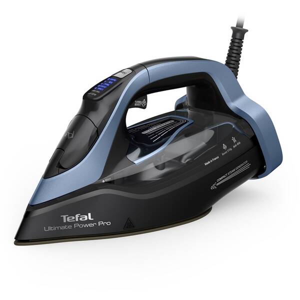 Žehlička Tefal Ultimate Power Pro FV9E53E0 černá/modrá

