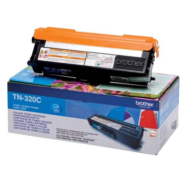 Toner Brother TN-320C, 1500 stran azurový

