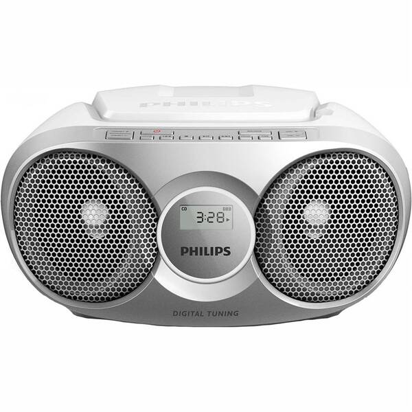 Radiopřijímač s CD Philips AZ215S stříbrný

