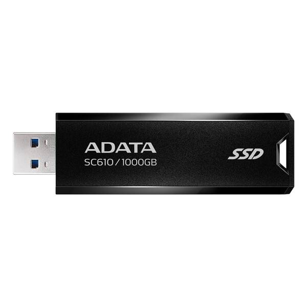 SSD externí ADATA SC610 1TB, USB 3.2 Gen 2 černý

