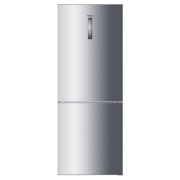 Chladnička s mrazničkou Haier C3FE844CGJ titanium

