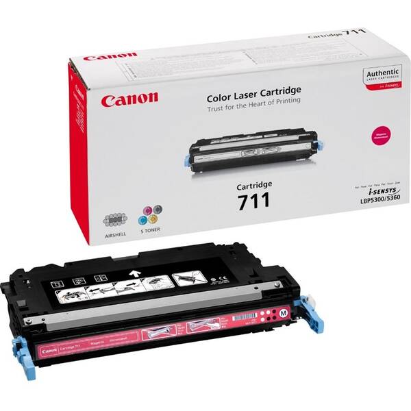Toner Canon CRG-711M , 6000 stran purpurový

