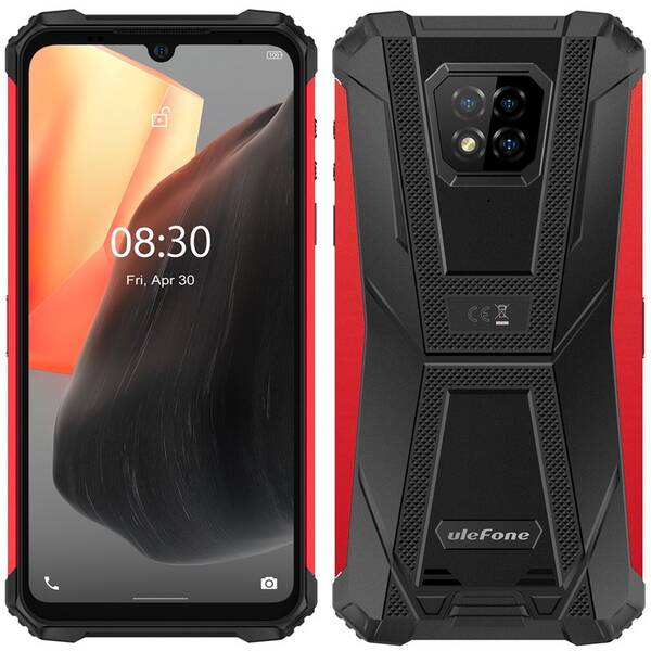 Mobilní telefon UleFone Armor 8 Pro 8+128GB černý/červený

