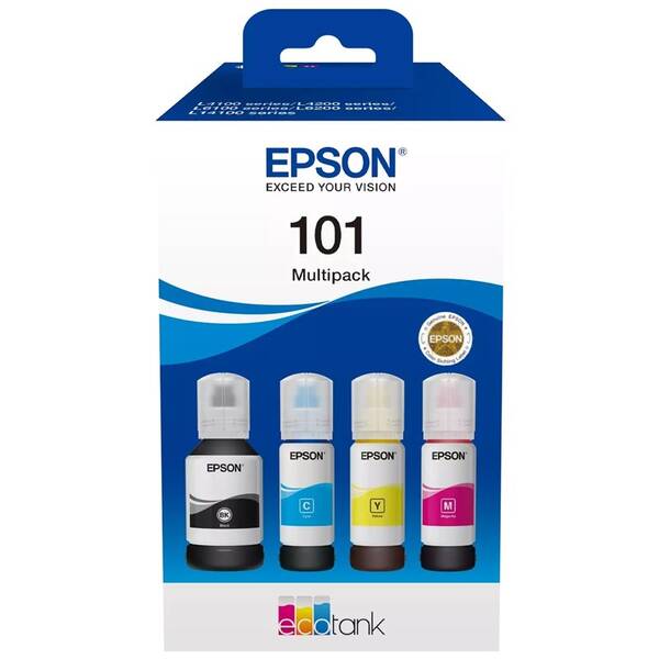 Inkoustová náplň Epson 101 EcoTank 4-colour Multipack 

