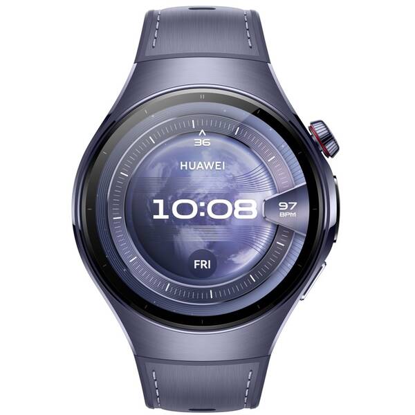 Chytré hodinky Huawei Watch 5 46 mm LTE NFC - Purple + Purple Composite Strap fialové

