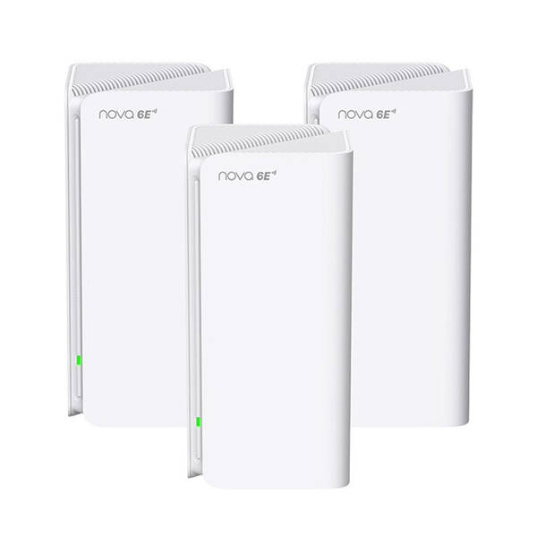 Komplexní Wi-Fi systém Tenda MX21 Pro, Wireless AXE5700 Mesh router WiFi 6E (3 ks) bílý

