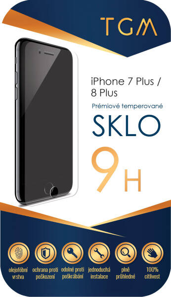 Tvrzené sklo TGM na Apple iPhone 6 Plus / 7 Plus / 8 Plus průhledné

