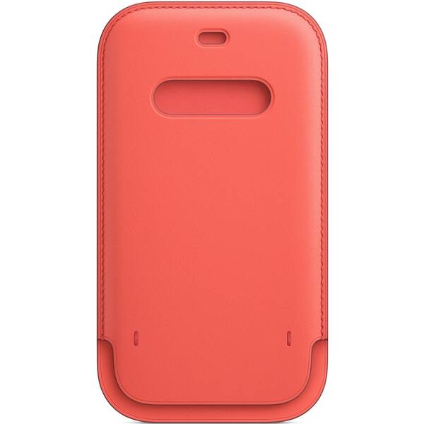 Pouzdro na mobil Apple Leather Sleeve s Magsafe pro iPhone 12 mini  - citrusově růžová 

