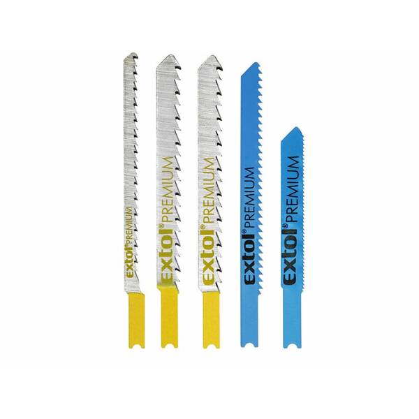 Sada pilových plátků Extol Premium 8805600 Bi-metal, HSS, HCS (5 ks) 


