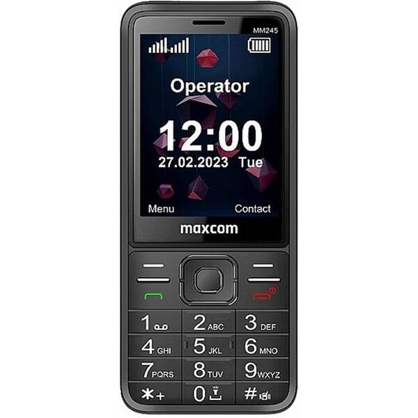 Mobilní telefon MaxCom Classic MM245 4G černý

