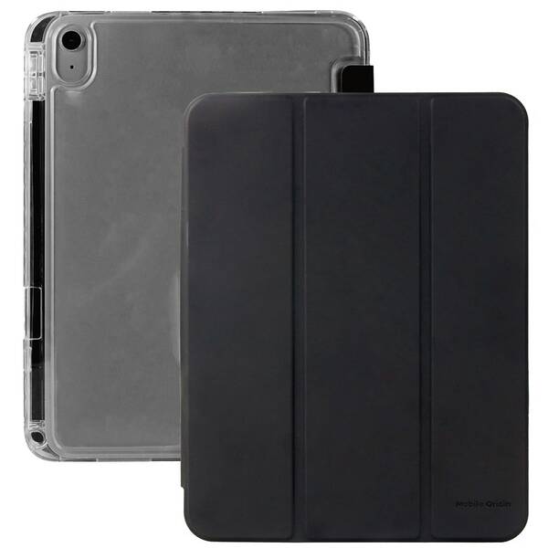 Pouzdro na tablet flipové Mobile Origin Easy Tablet Case na Apple iPad Air 11" (M2 2024/M3 2025) černé/průhledné

