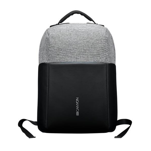 Batoh na notebook Canyon Anti-theft pro 15.6", integrované USB černý/šedý


