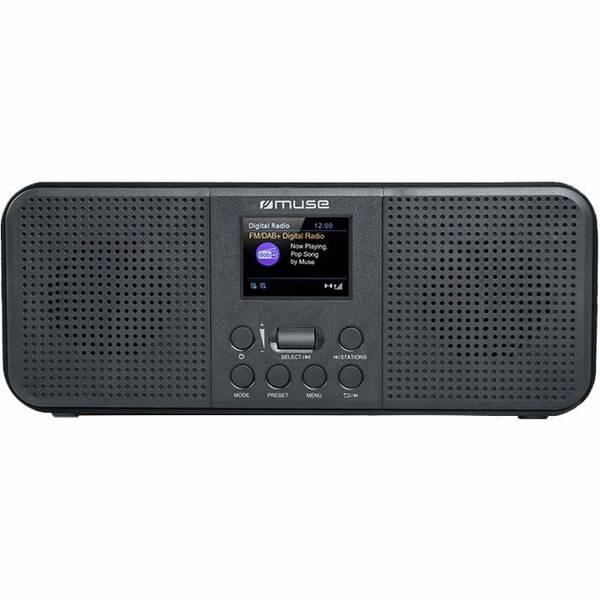 Radiopřijímač s DAB+ MUSE M-122DBT černý

