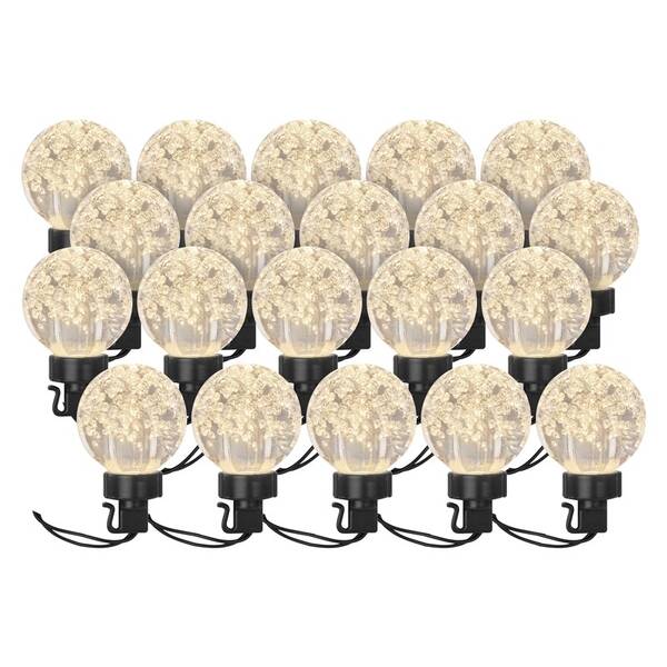 Party osvětlení EMOS 20 LED řetěz - 20x párty žárovky, 7,6 m, venkovní i vnitřní, teplá bílá 

