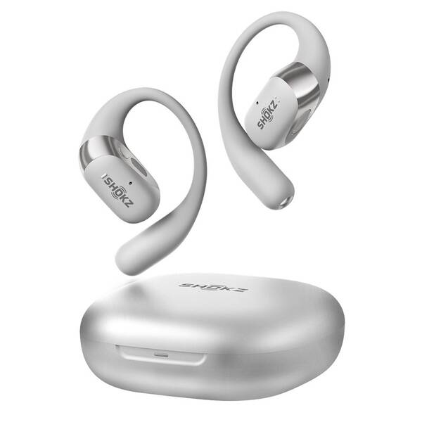 Sluchátka Shokz OpenFit 2+ stříbrná

