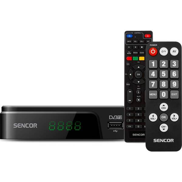 Set-top box Sencor SDB 525T SENIOR černý

