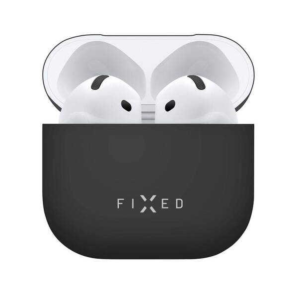 Pouzdro FIXED Ultratenké pouzdro Silky pro Apple AirPods 4 černé

