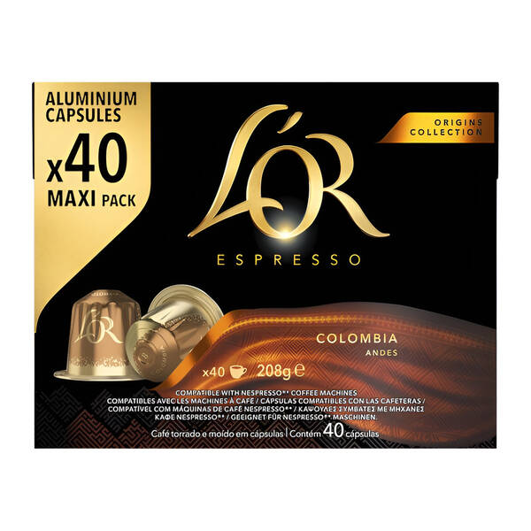 Kapsle pro espressa L’OR Espresso Colombia (40 ks) 

