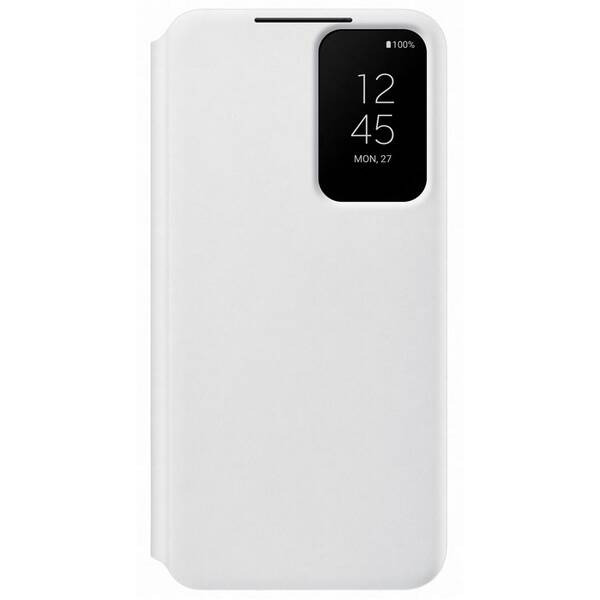 Pouzdro na mobil flipové Samsung Clear View na Galaxy S22 bílé

