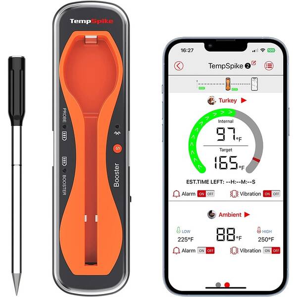 Teploměr do masa ThermoPro TempSpike oranžový

