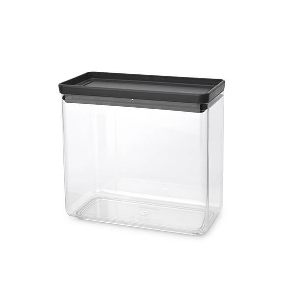 Dóza na potraviny Brabantia Tasty+ 3,5 l, dark grey šedá barva
