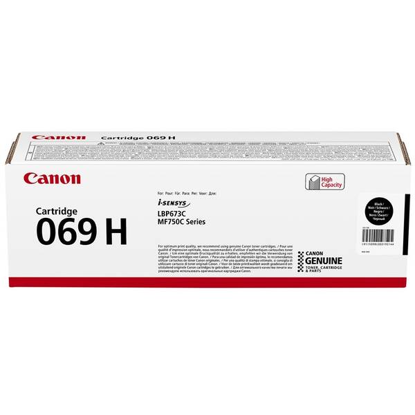Toner Canon 069BKH, 7600 stran černý

