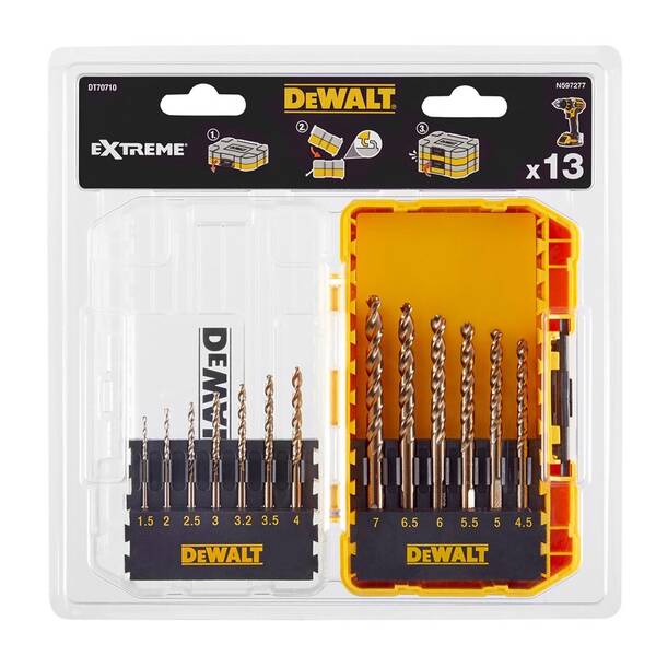 Sada vrtáků Dewalt DT70710 (13 ks) 

