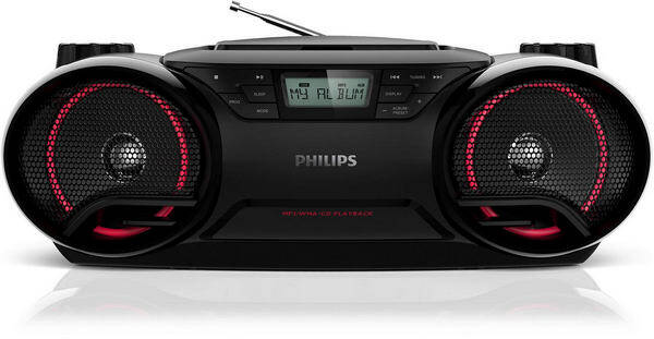 Radiopřijímač s CD Philips AZ3831 černý

