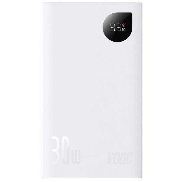 Powerbanka Baseus 20000mAh 30W VOOC bílá

