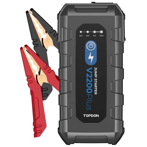 Startovací box Topdon Car Jump Starter V2200Plus, 16000mAh černé

