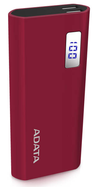 Powerbanka ADATA P12500D 12500mAh červená

