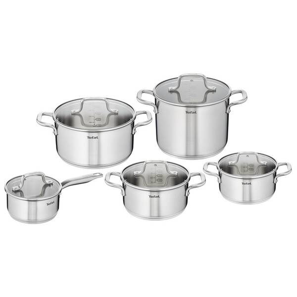 Sada hrnců Tefal E492SA551, 10 ks 

